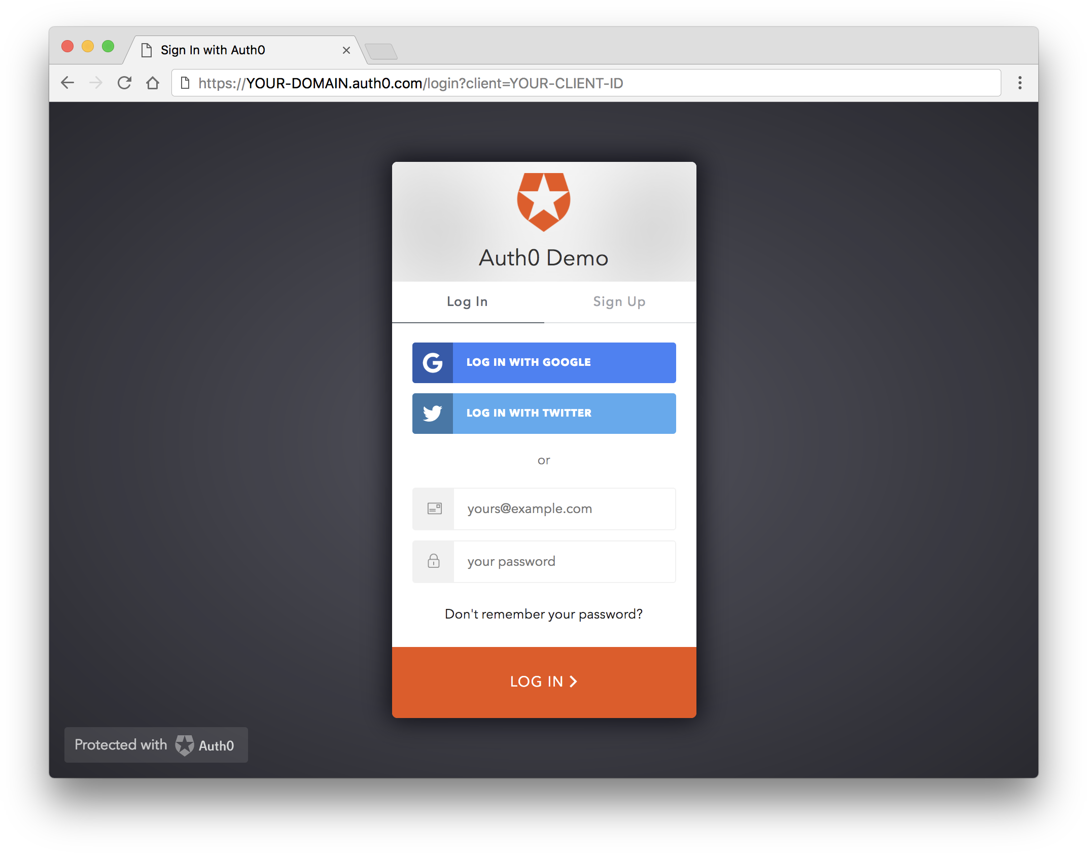 Auth0 Login Page - Angular 4 Login Page Clipart (2174x1704), Png Download