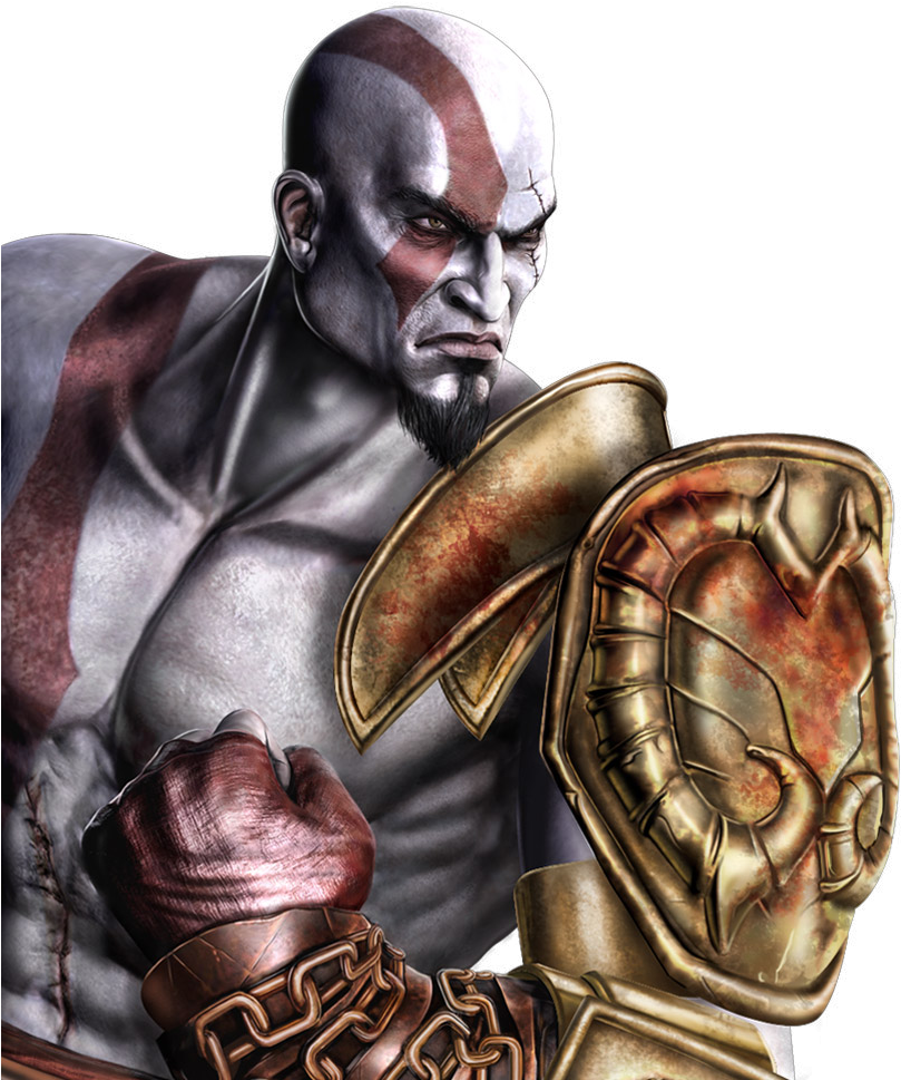 Go Up - Kratos De Mortal Kombat Clipart (840x1120), Png Download