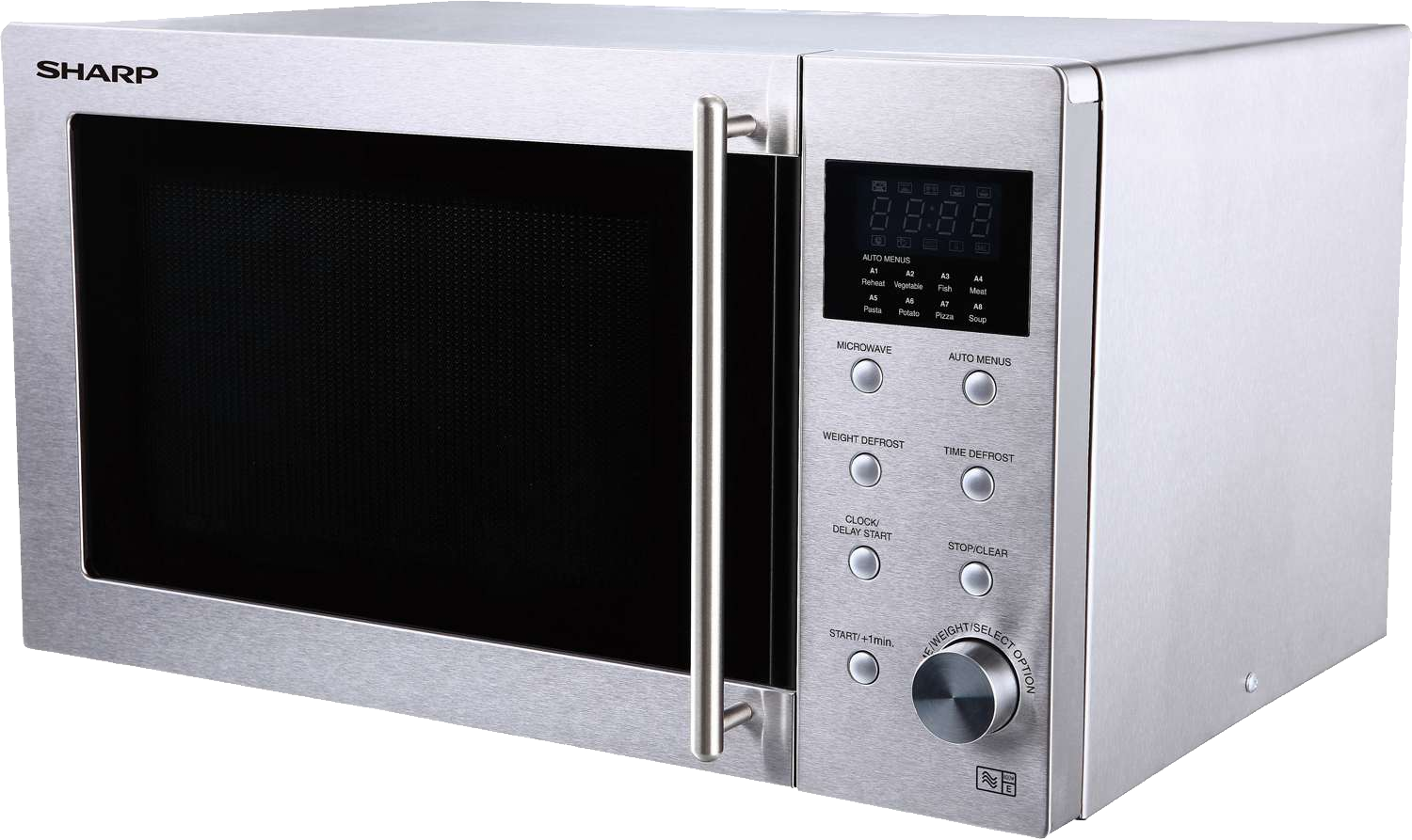 Microwave Png - Sharp R28stm Clipart (1500x893), Png Download
