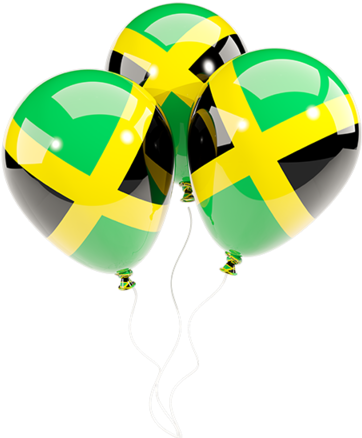 Illustration Of Flag Of Jamaica - Balloon Clipart (640x480), Png Download
