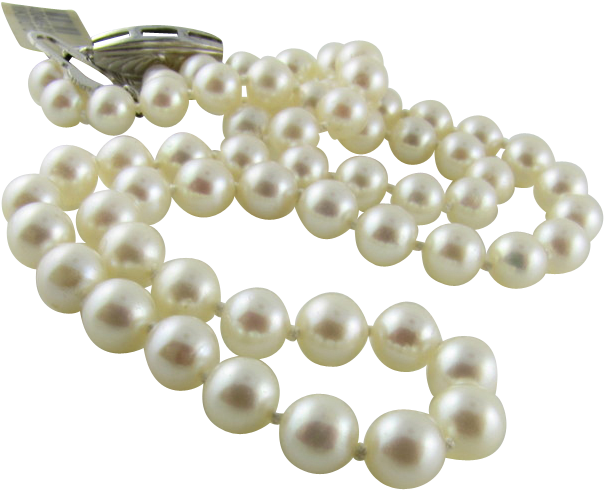 Lovely Mikimoto Pearl Necklace Mikimoto Pearls, Pearl - Pearl Clipart (603x603), Png Download