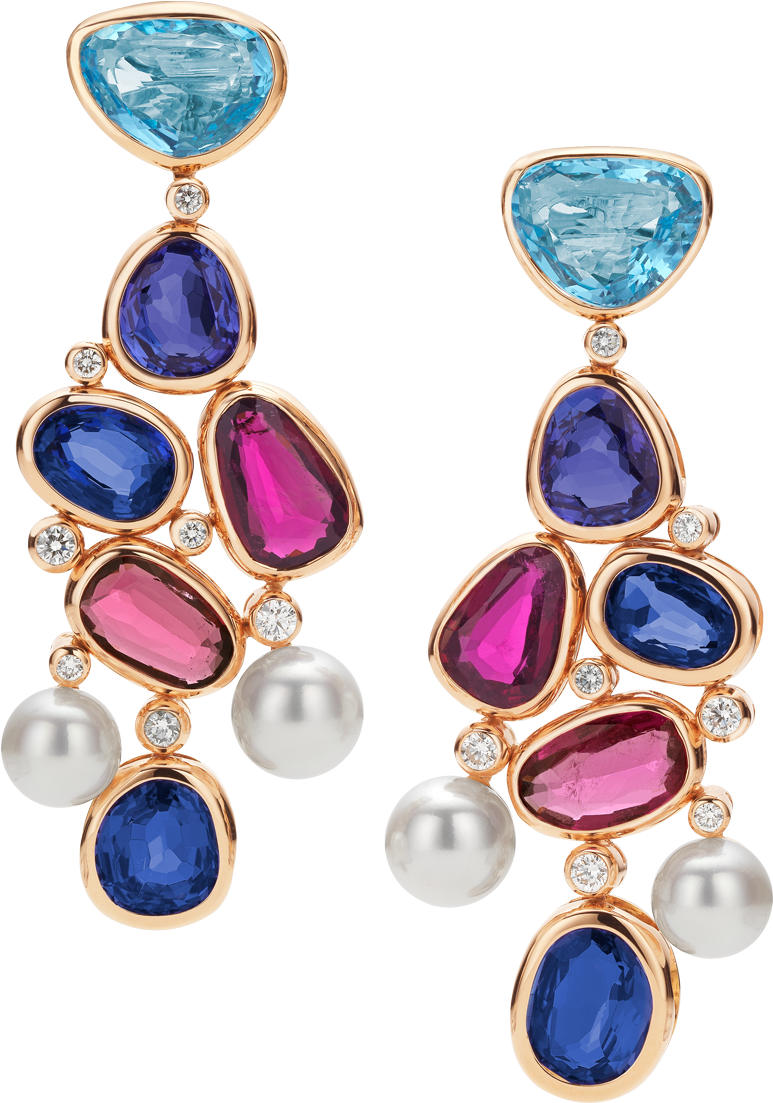 Gallery Image - Earring Clipart (1402x1401), Png Download
