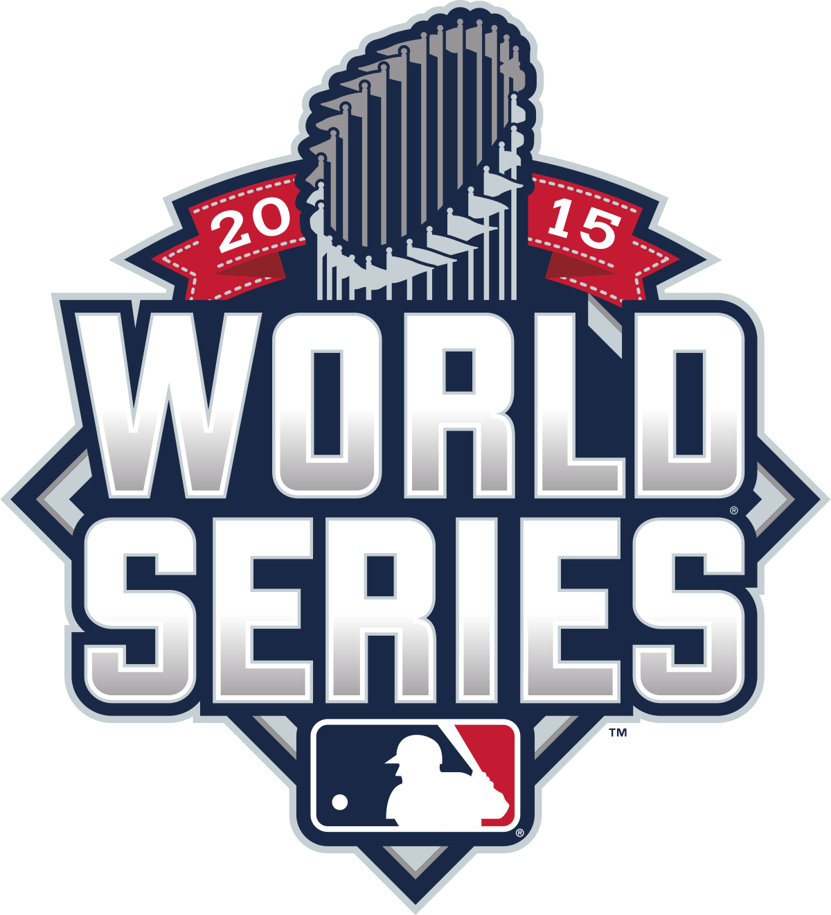 Odds Makers Have World Series As Pick 'em - 2015 World Series Logo Clipart (931x1024), Png Download
