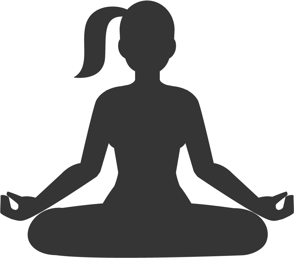 Yoga Sitting Peace Subscribe Asana Inner Meditation - Sitting Clipart (1250x1250), Png Download