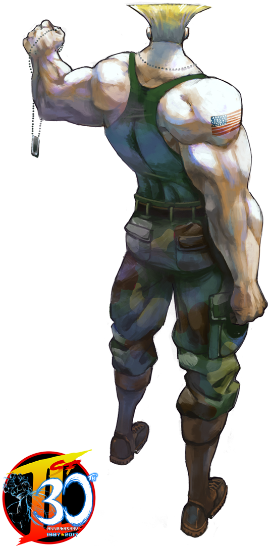 Our Street Fighter 30th Tribute Clipart (531x1082), Png Download