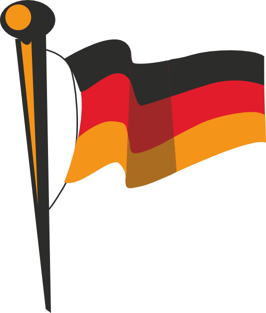 German Flag Clipart (532x627), Png Download