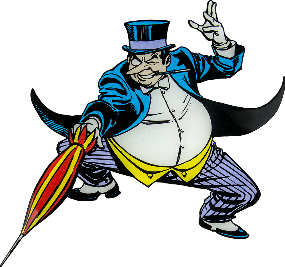 Dc Comics Png - Penguin Batman Cartoon Clipart (1000x935), Png Download