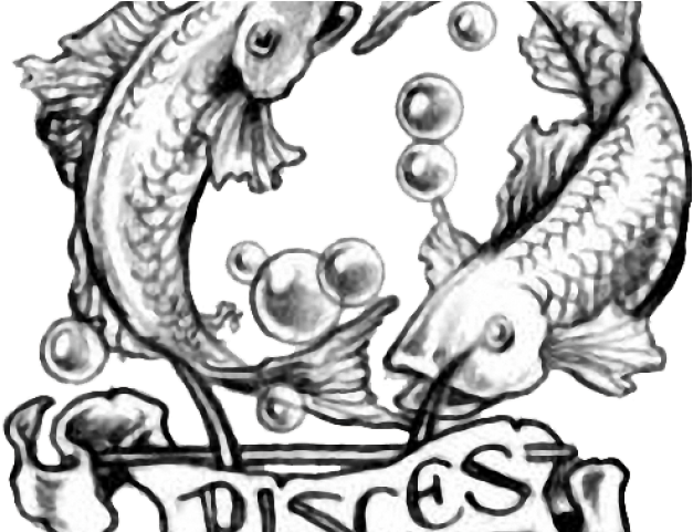 Pisces And Taurus Zodiac Art Clipart (640x480), Png Download