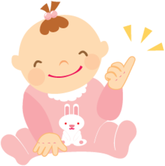 Baby Girl Idea Image - Baby Female Vector Png Clipart (600x600), Png Download