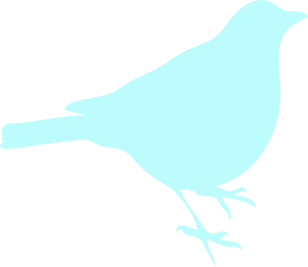 Sea Foam Blue Bird Svg Clip Arts 600 X 520 Px - Png Download (600x520), Png Download