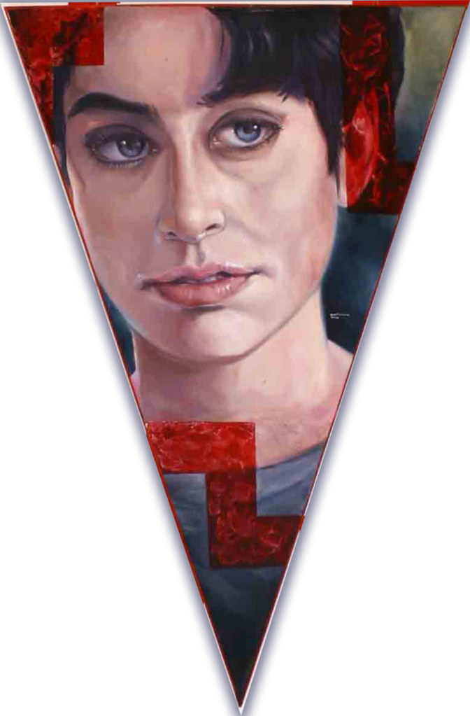 The Short Hair Girl By Asad Bunashi - Poster Clipart (672x1023), Png Download