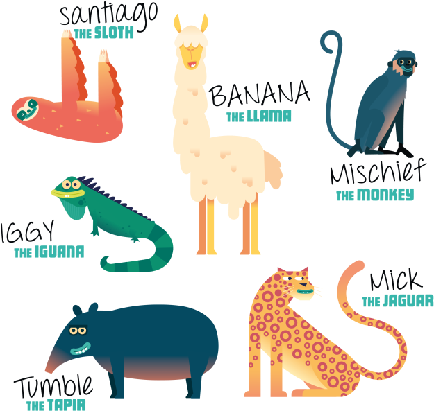 Aardman Website Poll Graphic 2 Transparent - Las Iguanas Iggy Clipart (683x683), Png Download