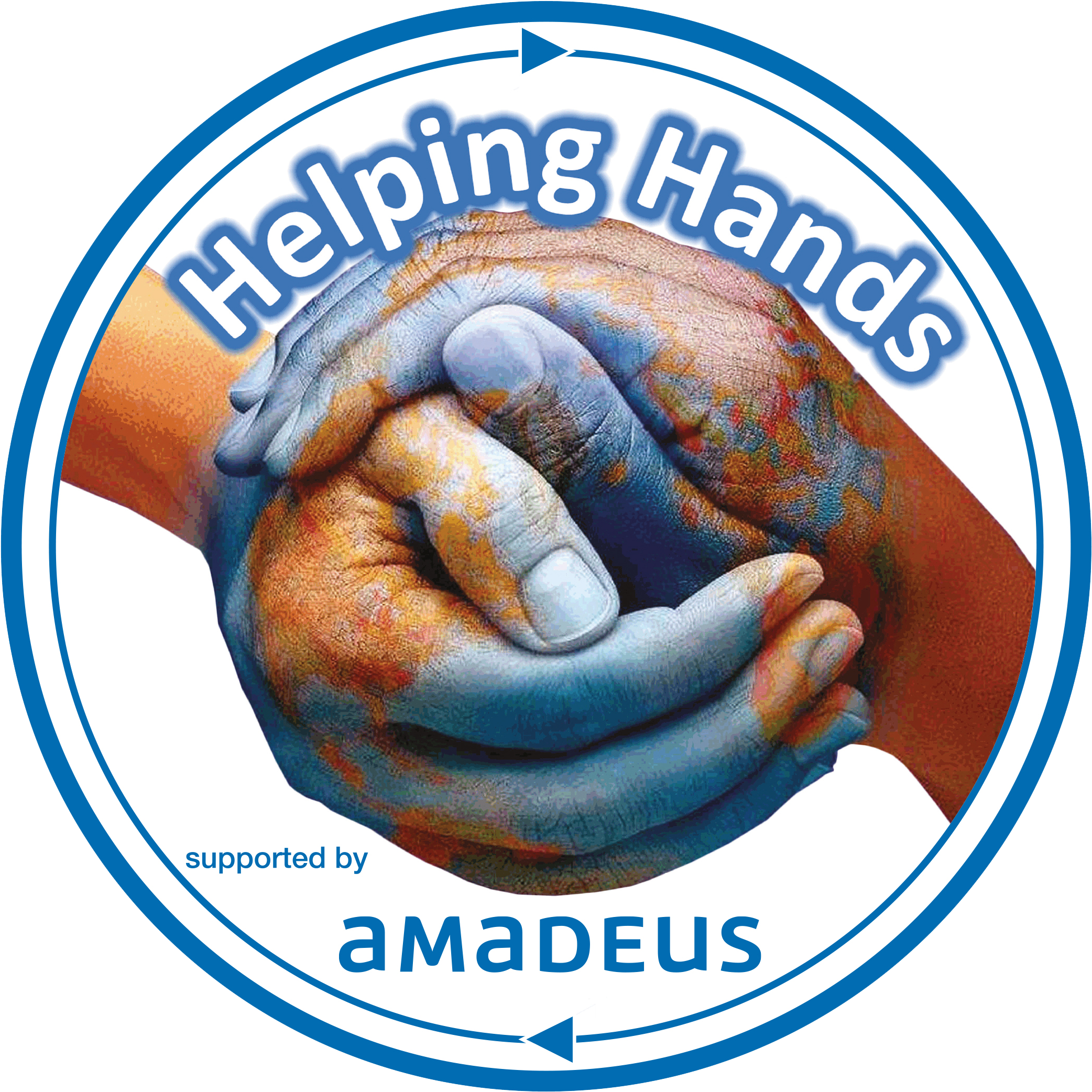 New Logo Helping Hands - Poster Clipart (2084x2084), Png Download