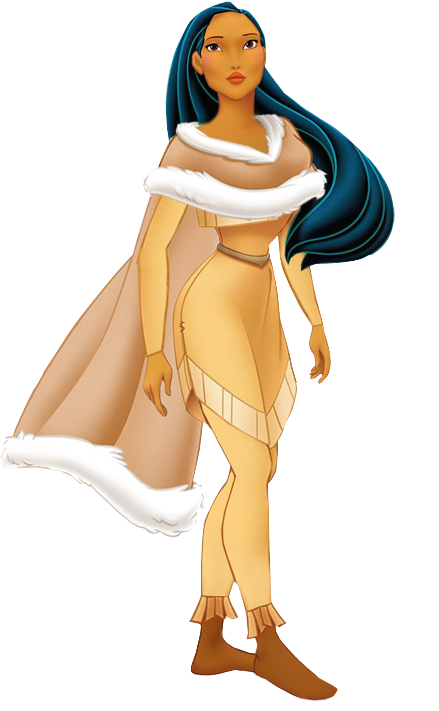 Pocahontas Png - Disney Princess Clipart (487x715), Png Download