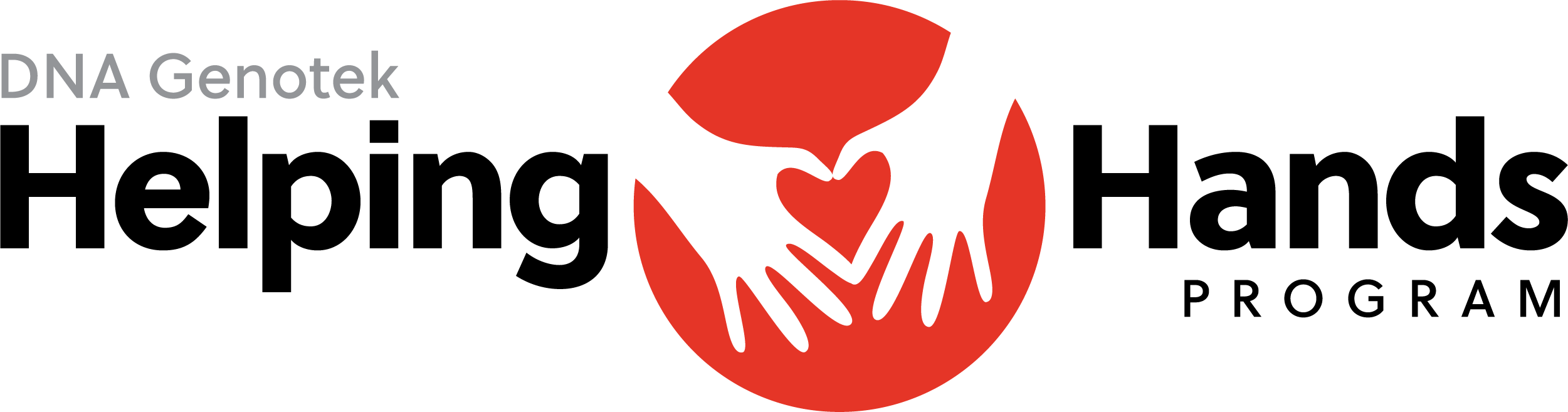 Programs → Grants / Contests → Helping Hands Program - Red Helping Hands Clipart (2501x657), Png Download