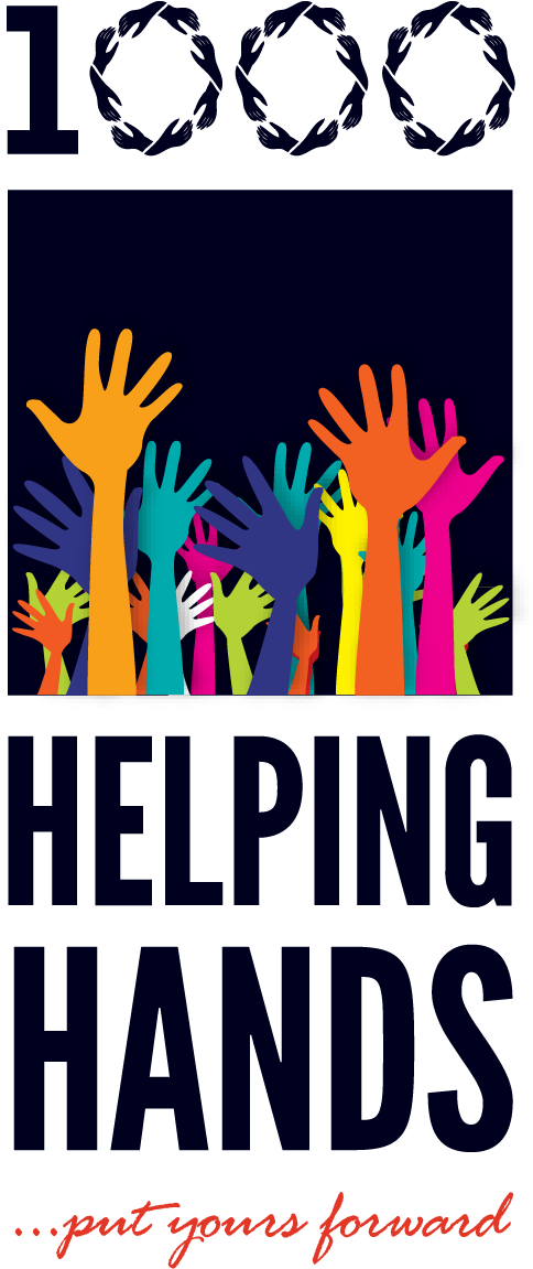 Join The '1000 Helping Hands' Campaign Put Yours Forward - Poster Clipart (492x1150), Png Download