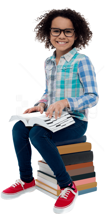 Free Png Download Young Girl Student Png Images Background - Student Sitting Png Clipart (480x722), Png Download