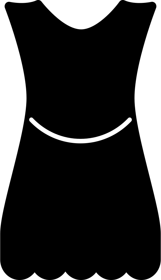 Wedding Dress Comments - Little Black Dress Clipart (566x980), Png Download