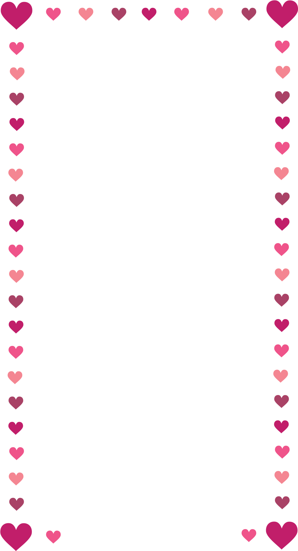 Heart Frame - Sweet 16 Invitations Clipart (1080x1920), Png Download