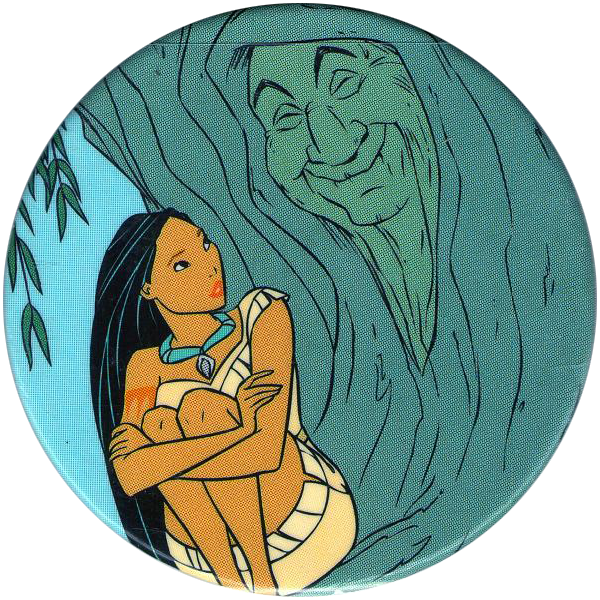 World Pog Federation > Selecta > Pocahontas 01 Pocahontas - Grandmother Willow Transparent Clipart (600x600), Png Download