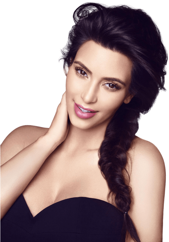 Celebrities - Kim Kardashian Transparent Png Clipart (600x835), Png Download