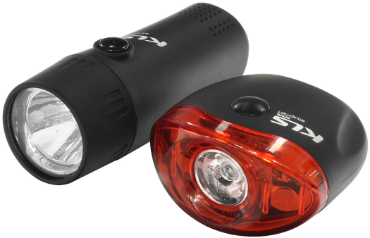 Bicycle Lighting Set Kellys Kls Glare Headlight Taillight - Bicycle Lighting Set Kellys Kls Glare Headlight + Taillight Clipart (750x499), Png Download