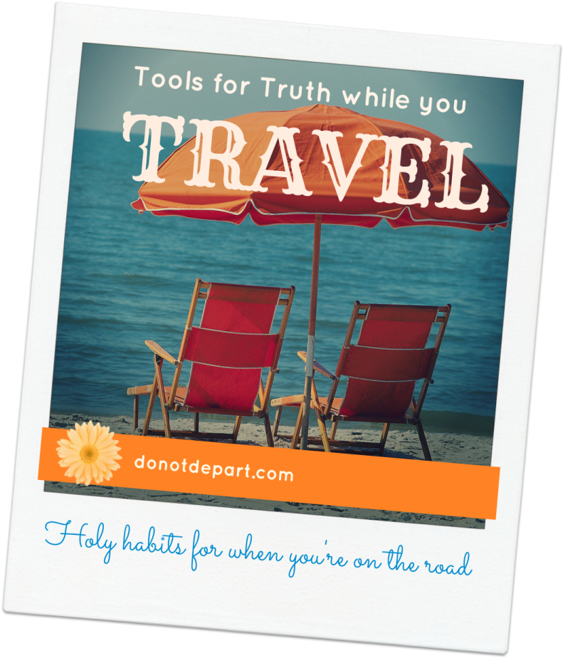 Bible Study Tools For Truth While You Travel Holy Habits - Poster Clipart (800x933), Png Download