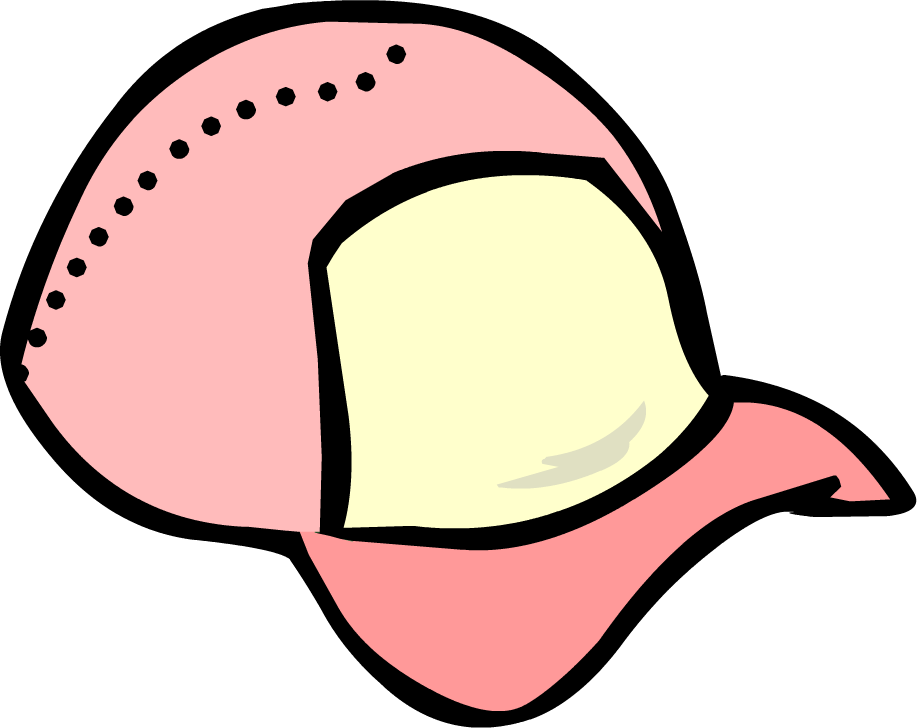Pink Ball Cap - Hat Club Penguin Clipart (917x728), Png Download