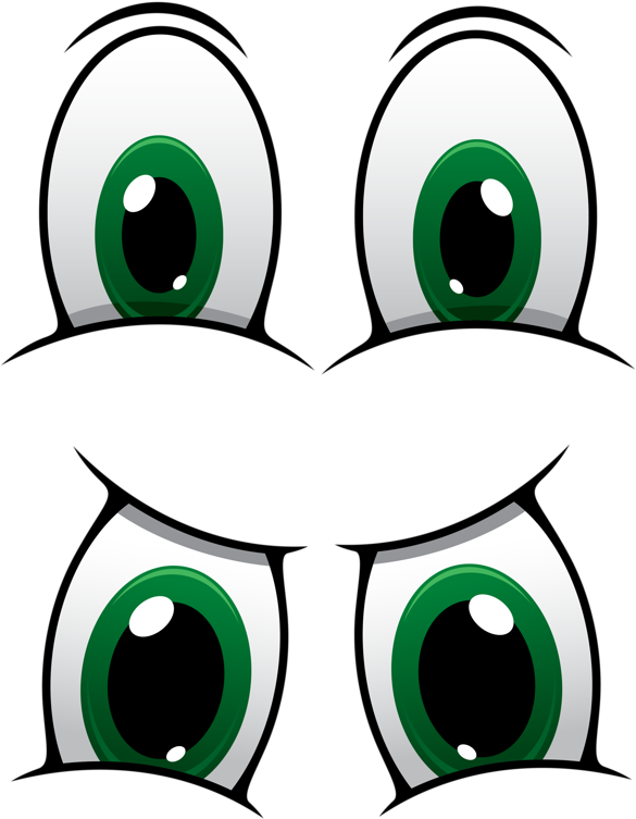 Фотки Cartoon Eyes, Face Expressions, Clay Pots, Felt - Green Eyes Clip Art  - Png Download - Large Size Png Image - PikPng