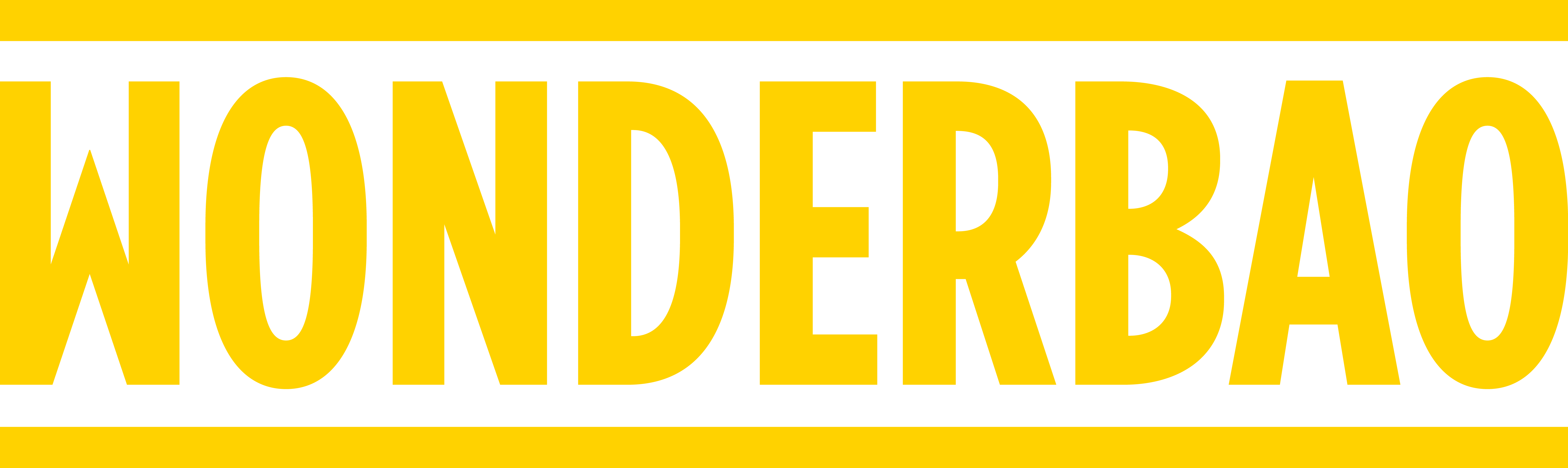 53096249a52ef19549000303 Wonderbaologos 01 Yellow - Graphic Design Clipart (5783x1727), Png Download