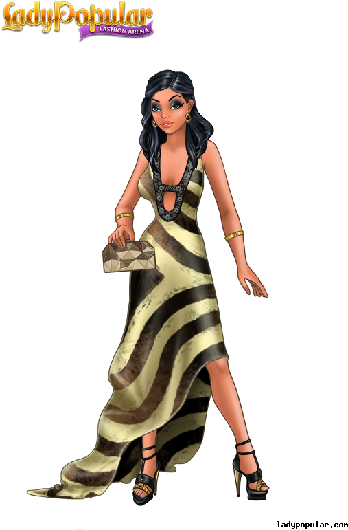 Kim Kardashian - Lady Popular Looks Clipart (600x800), Png Download