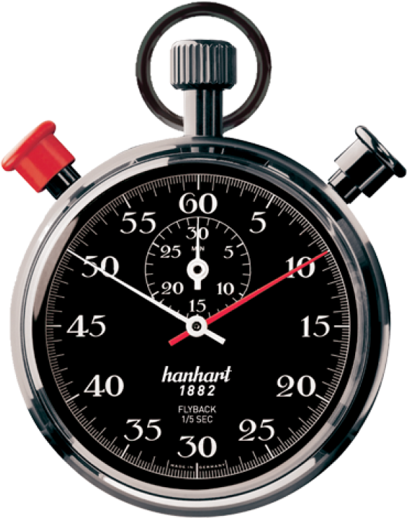 Hanhart Split Seconds Timer - Hanhart Clipart (800x800), Png Download