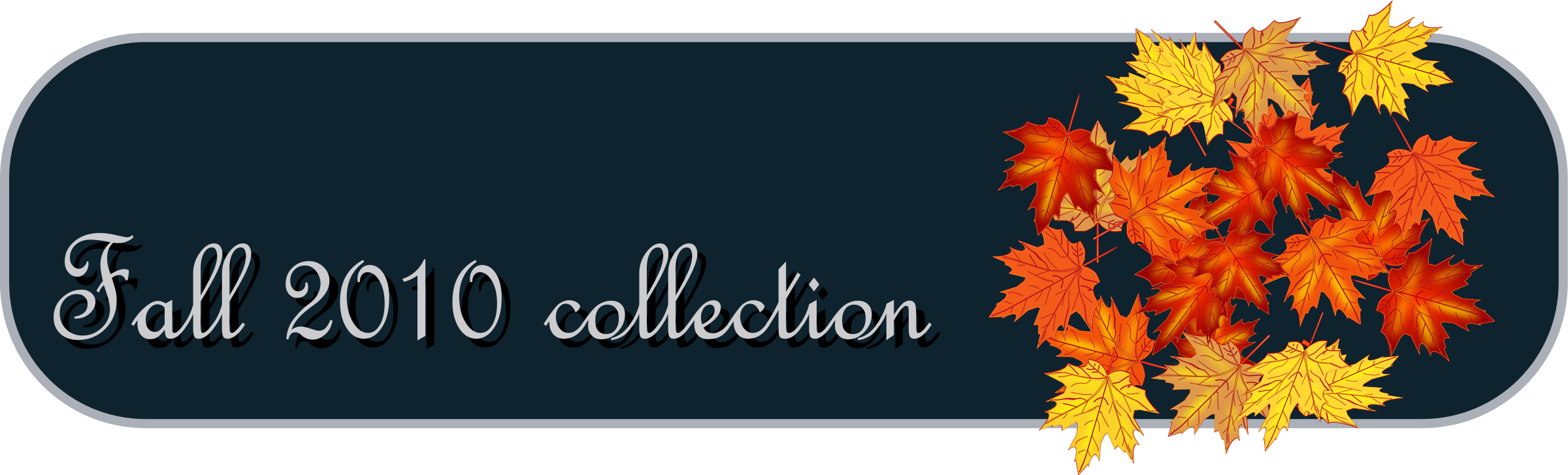 This Free Icons Png Design Of Fall Collection Tab Clipart (2400x728), Png Download