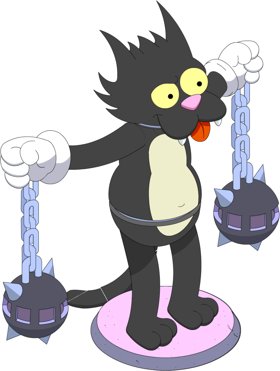 Scratchy's Flea Dipper - Simpsons Tapped Out Itchy Clipart (983x1301), Png Download