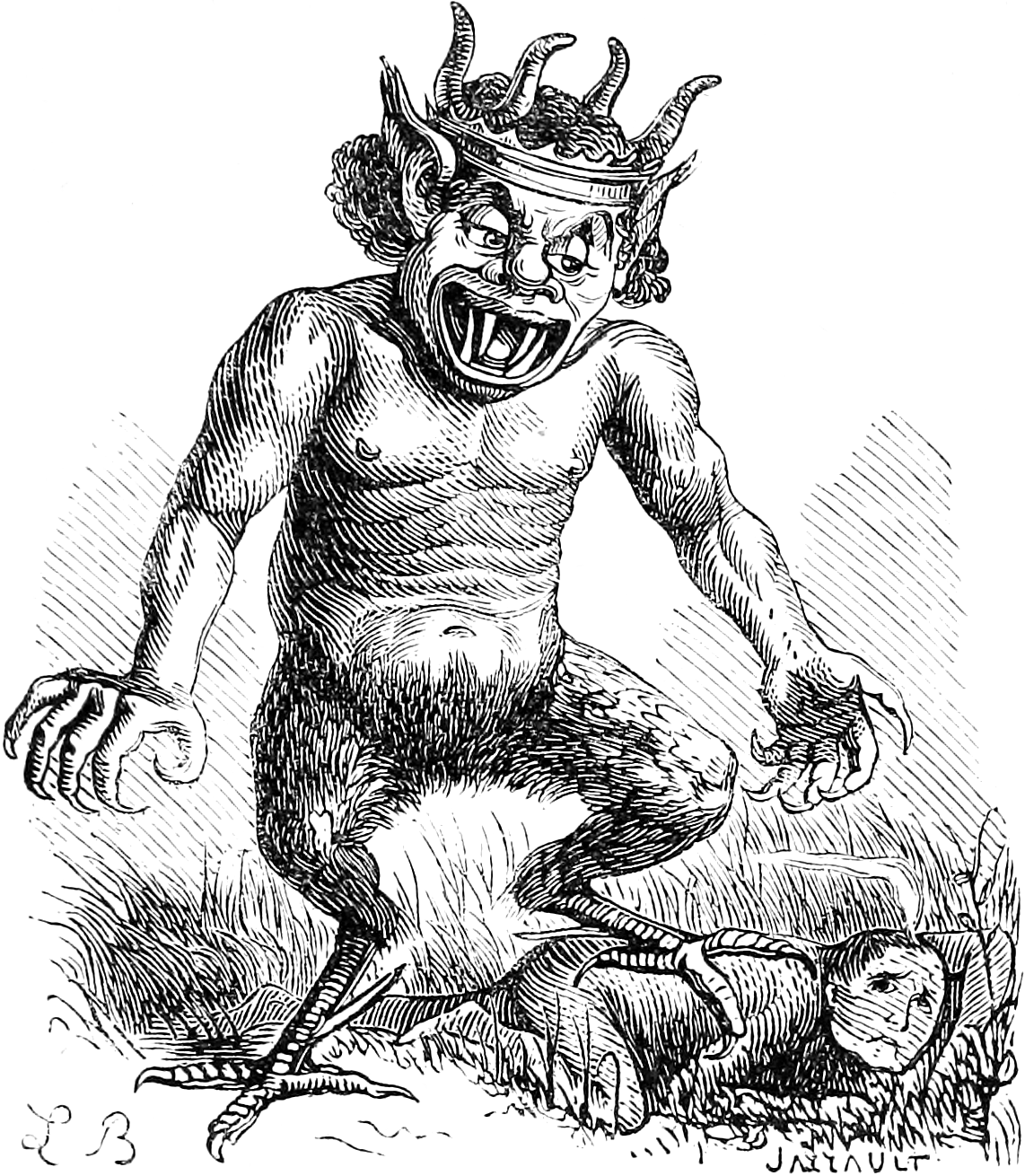 File - Deumus - Dictionnaire Infernal Deumus Clipart (1142x1310), Png Download