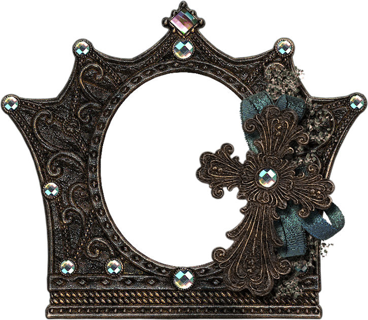 Gothic Princess Frame - Antique Clipart (725x630), Png Download