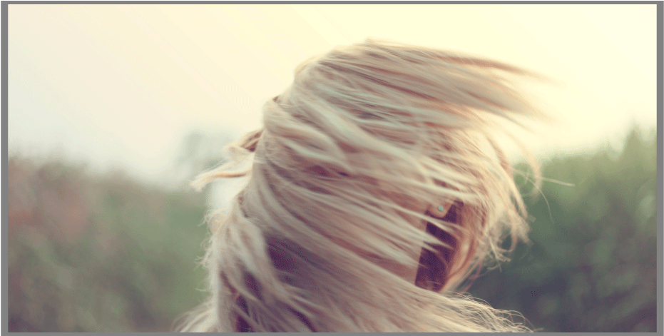 Blonde Long Hair Melancholic Woman Clipart (1180x470), Png Download