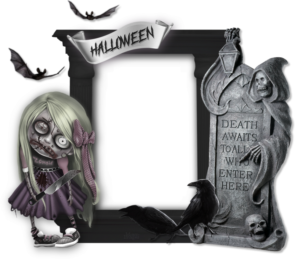 Halloween Stone Tombstones Clipart (970x850), Png Download