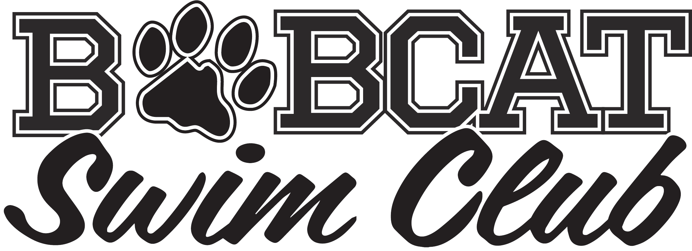 Bobcat , Png Download - Graphic Design Clipart (2287x831), Png Download