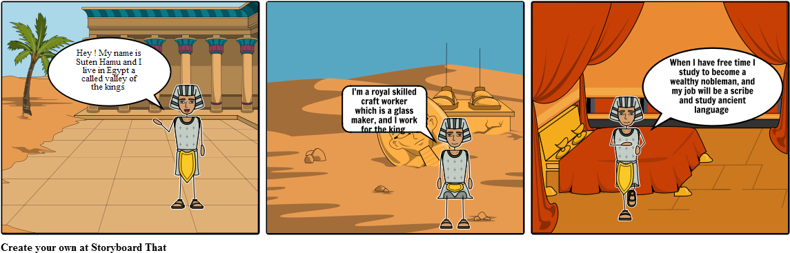 Ancient Egyptian - Cartoon Clipart (1164x385), Png Download