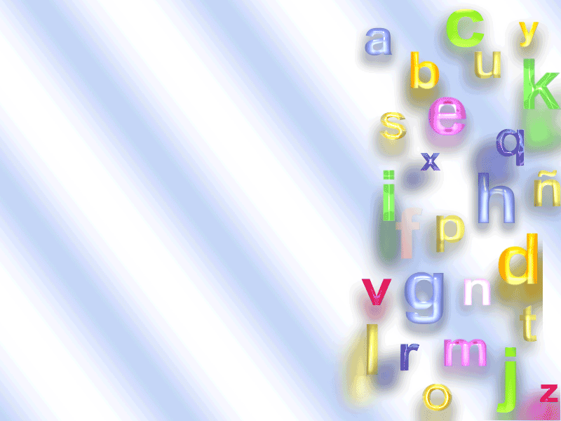 Letras - Fondo Infantil Clipart (800x600), Png Download