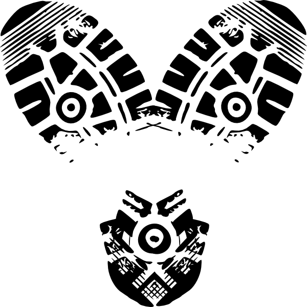 Shoe Print Clip Art - Png Download (600x600), Png Download