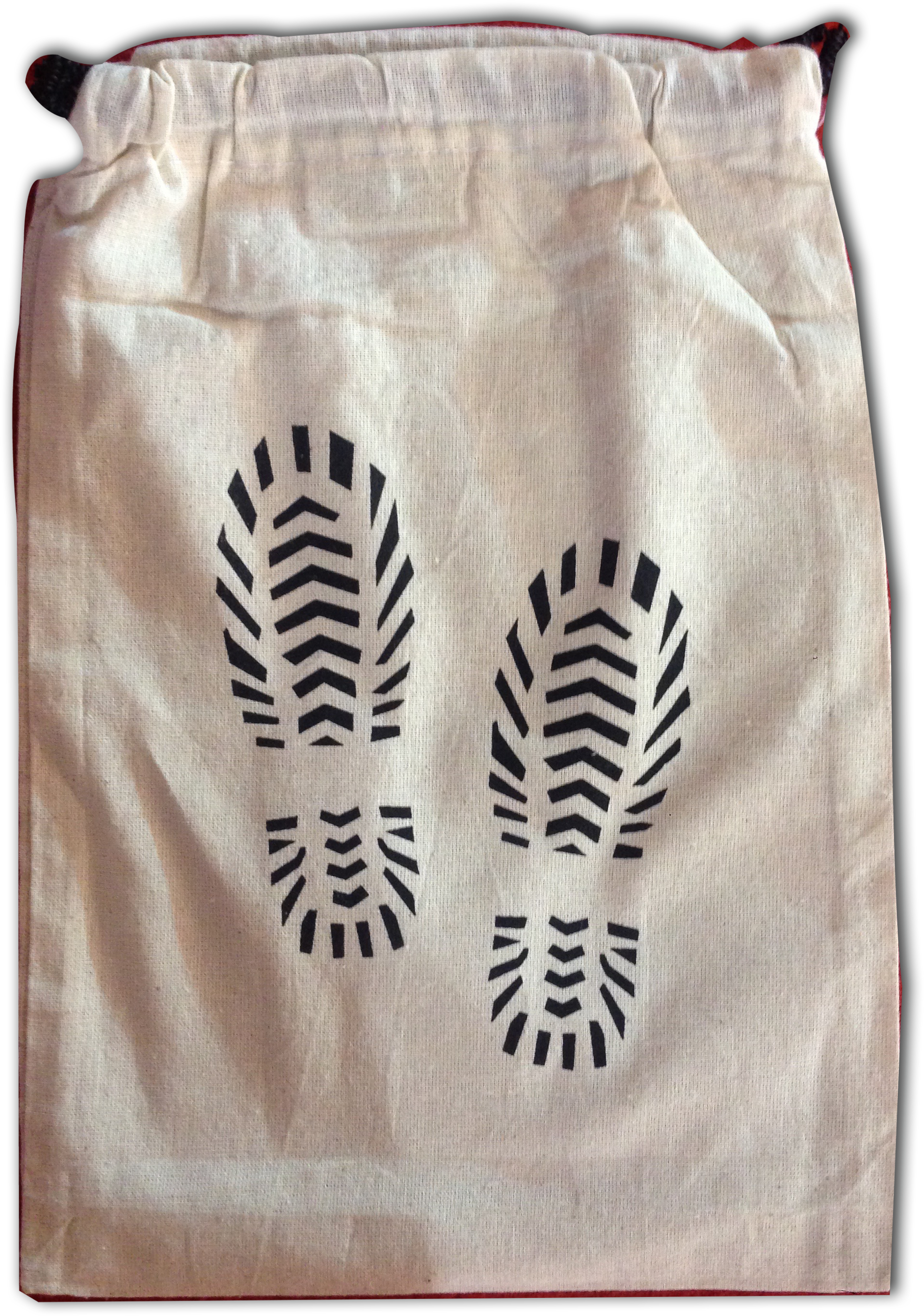 Shoe Print - Linen Clipart (1849x2659), Png Download