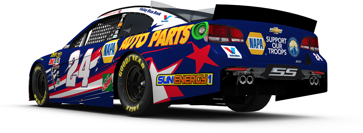Elliott Gets Patriotic In New Napa Auto Parts Scheme - Touring Car Racing Clipart (1200x900), Png Download