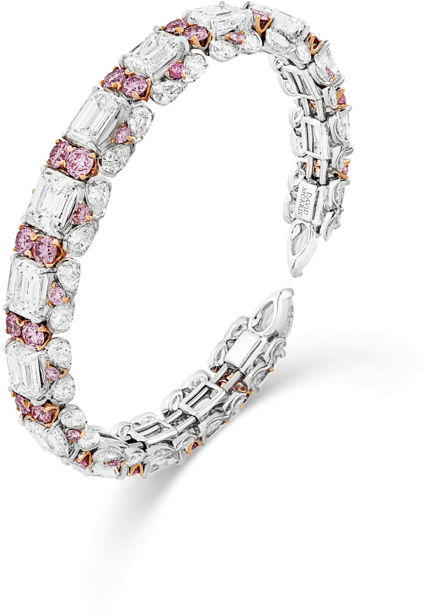 Piroutte Pink Diamond Bangle Example Copy - Bangle Clipart (1500x1500), Png Download