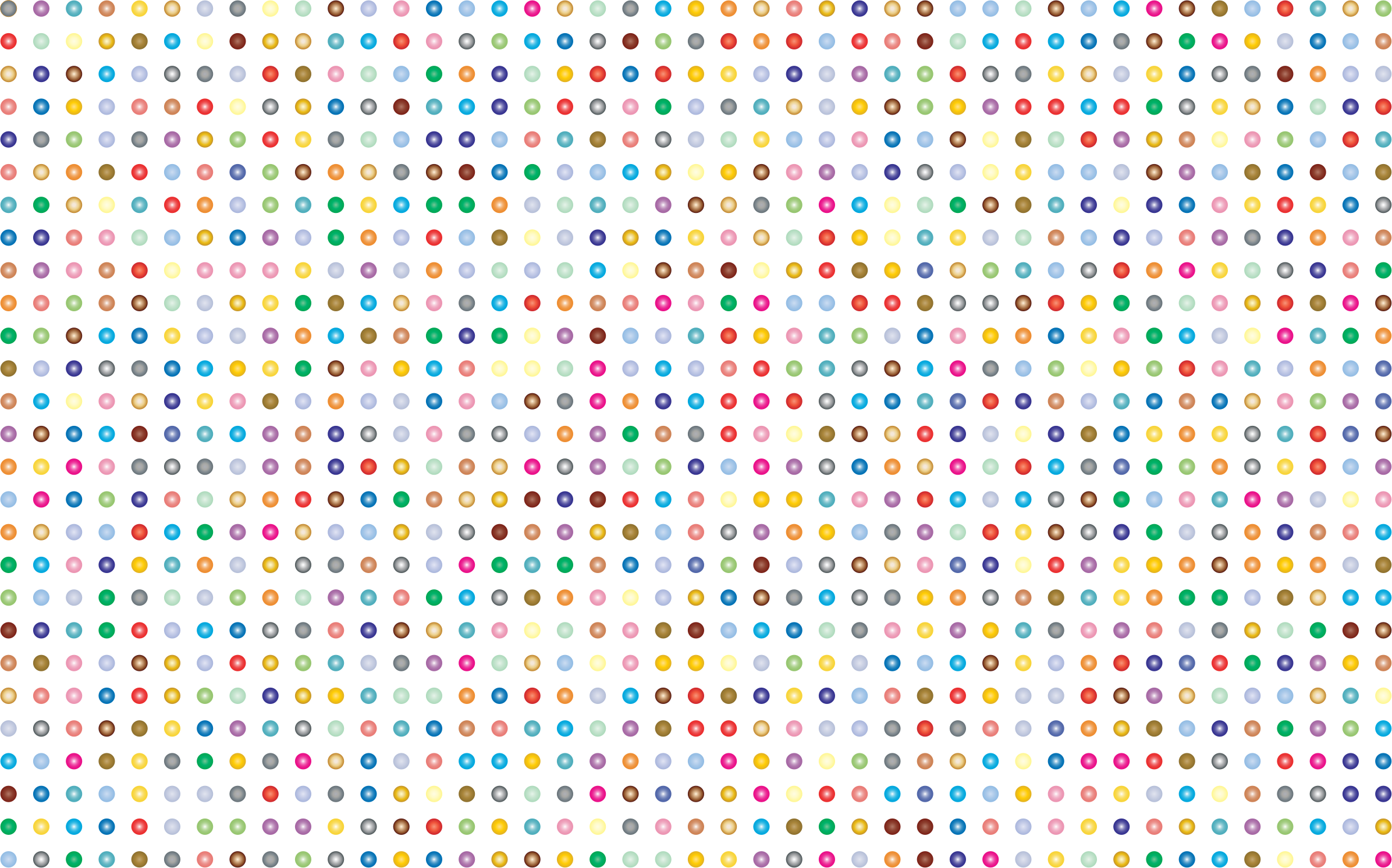 Clipart Prismatic Polka Dots 2 No Background - Sprites All Gen Pokemon - Png Download (2392x1492), Png Download
