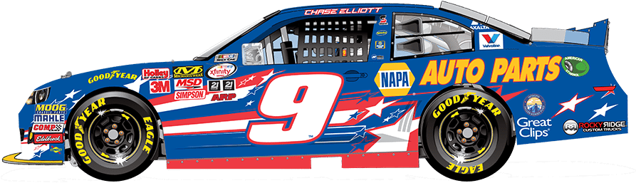 Pays Patriotic Tribute At Daytona - Nascar Toyota Paint Schemes Clipart (922x520), Png Download