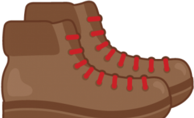 Hiking Clipart Boot Print - Boot - Png Download (640x480), Png Download