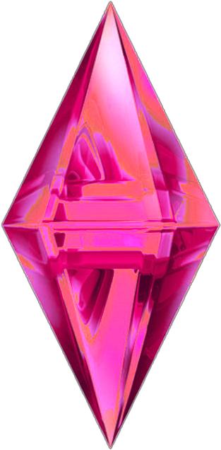 #pink #diamond #sims - Sims 3 Clipart (1024x686), Png Download