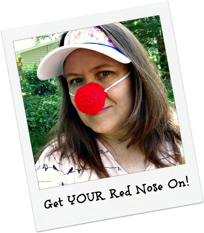 It's Time To Get Your Red Nose On - Girl Clipart (791x900), Png Download